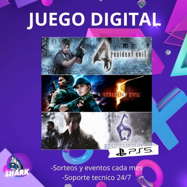 Resident evil Pack 3 en 1